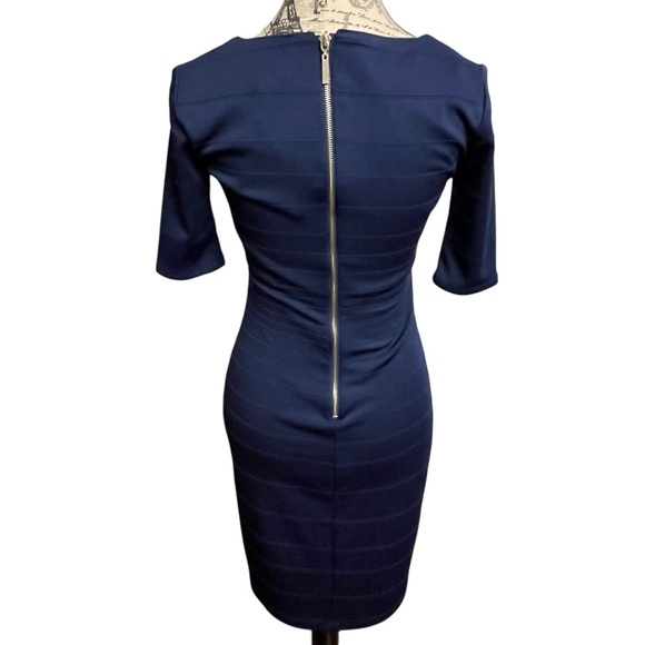 Bisou Bisou Navy Dress - Picture 2 of 7